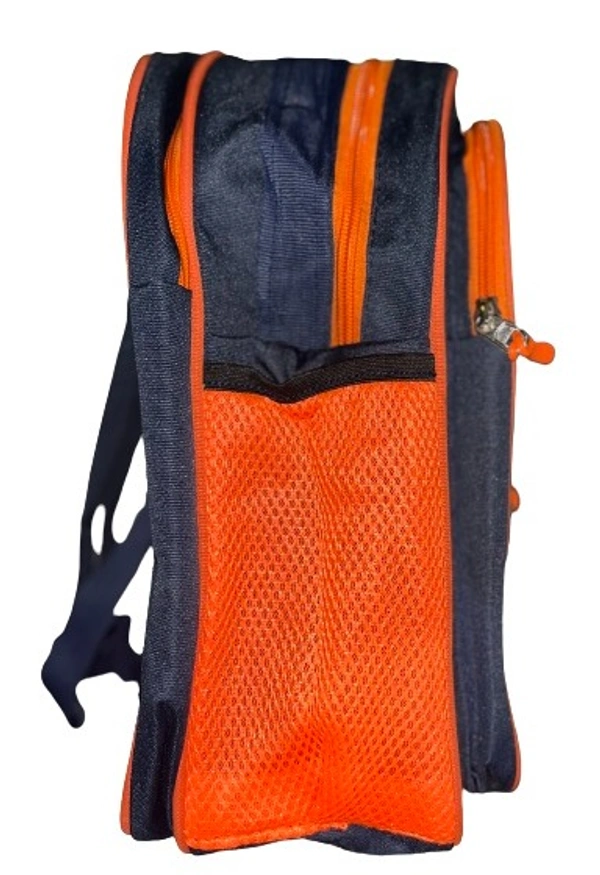 PBH P022 SUPER CUTE SMALL BACKPACK For Kids - 12*10*5 Inches, Blue Orange