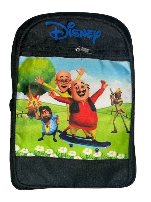 PBH P037 Small Unisex Backpack For Kids 14*12*5 Inches - 14*12*6 Inches, Black