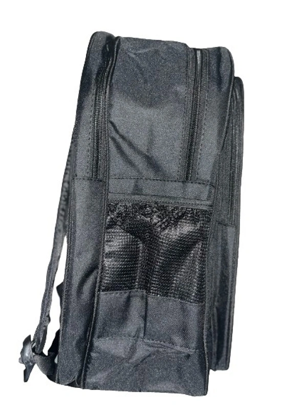 PBH P037 Small Unisex Backpack For Kids 14*12*5 Inches - 14*12*6 Inches, Black