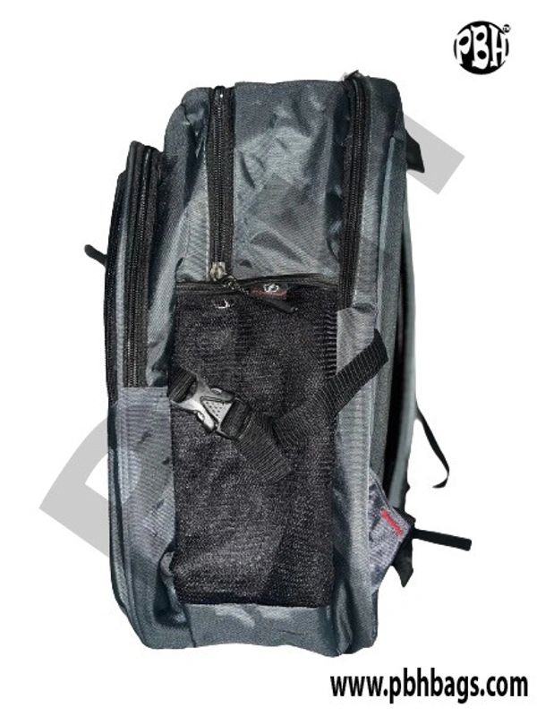 PBH P044 Laptop Backpack 18*14*7 Inches For Schools College Or Office Purpose 8 Liters - 18*14*7 Inches, Gray