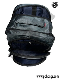 PBH P044 Laptop Backpack 18*14*7 Inches For Schools College Or Office Purpose 8 Liters - 18*14*7 Inches, Gray