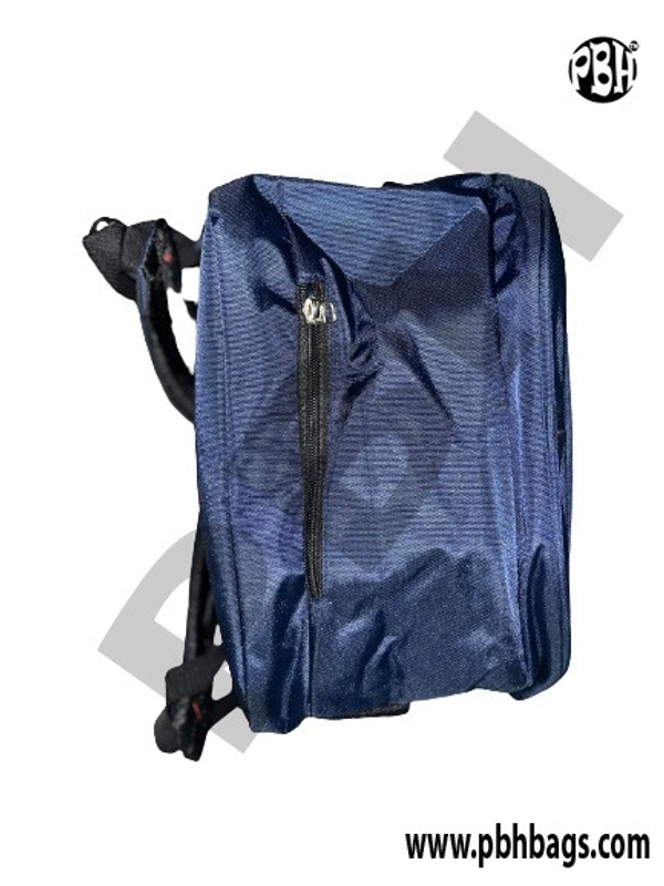PBH P044 Laptop Backpack 18*14*7 Inches For Schools College Or Office Purpose 8 Liters - 18*14*7 Inches, Blue