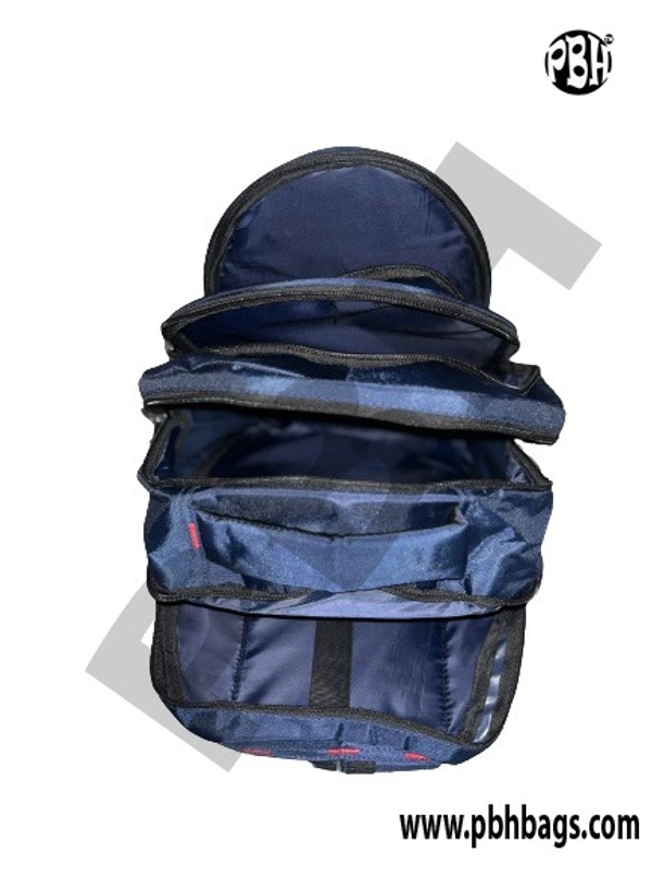 PBH P044 Laptop Backpack 18*14*7 Inches For Schools College Or Office Purpose 8 Liters - 18*14*7 Inches, Blue