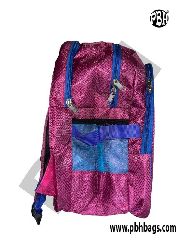 PBH P042 14*12*6 Inches For Schools Backpacks 5 Liters - 14*12*6 Inches, Purple Blue