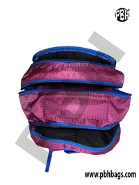 PBH P042 14*12*6 Inches For Schools Backpacks 5 Liters - 14*12*6 Inches, Purple Blue