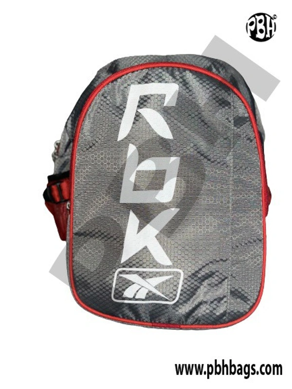 PBH P042 14*12*6 Inches For Schools Backpacks 5 Liters - 14*12*6 Inches, Gray Red