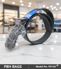 PBH BAGS | Designer Leather Auto-Lock Belt (Model No. P0144) - Diesel