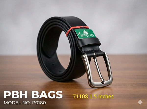 PBH P0180 PBH Bags | Woodland Series Men's Leather Belt - Jaguar