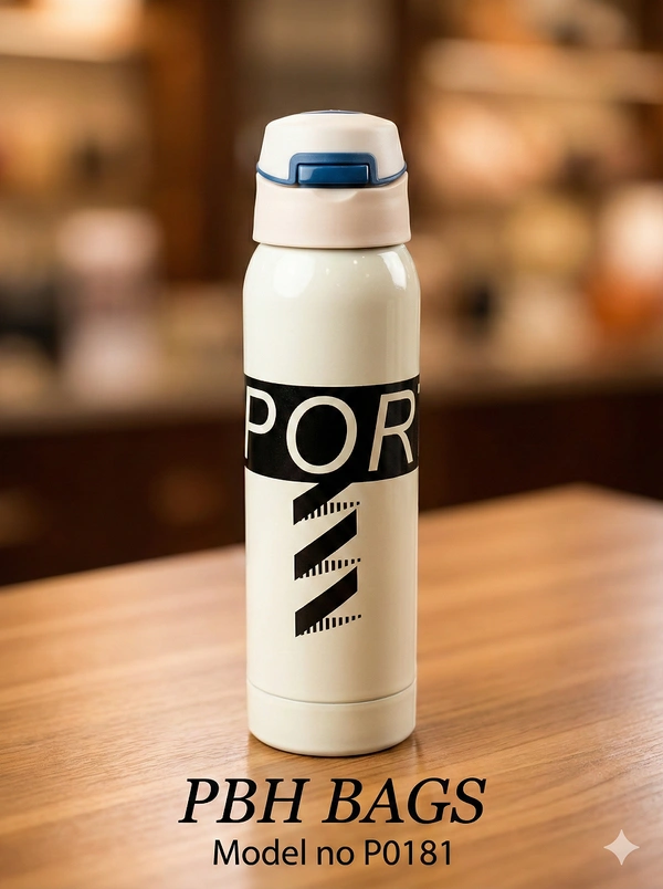 PBH BAGS Model P0181 Sports Edition Steel Water Bottle - Timberwolf