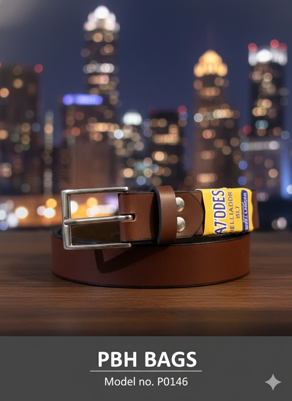 PBH BAGS P0147 Premium Leather Belt. - Spicy Mix