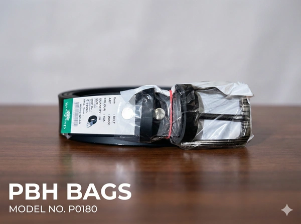 PBH P0180 PBH Bags | Woodland Series Men's Leather Belt - Jaguar