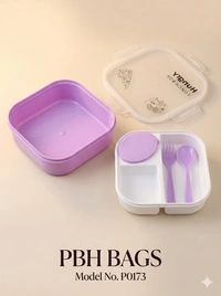 HUNGRY PBH P0173 "Hungry" Bento Lunch Box - Light Orchid