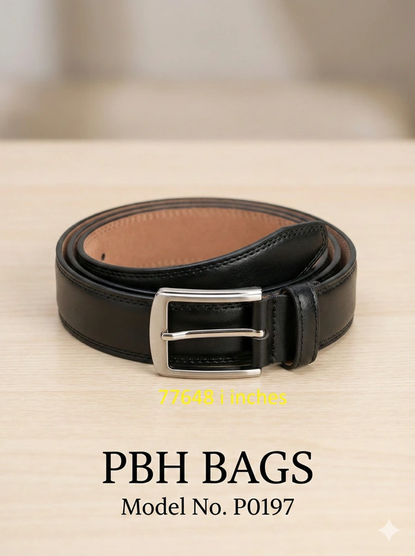 PBH Bags | Professional Series Brown Leather Belt 1 Inches P0197 - Jaguar
