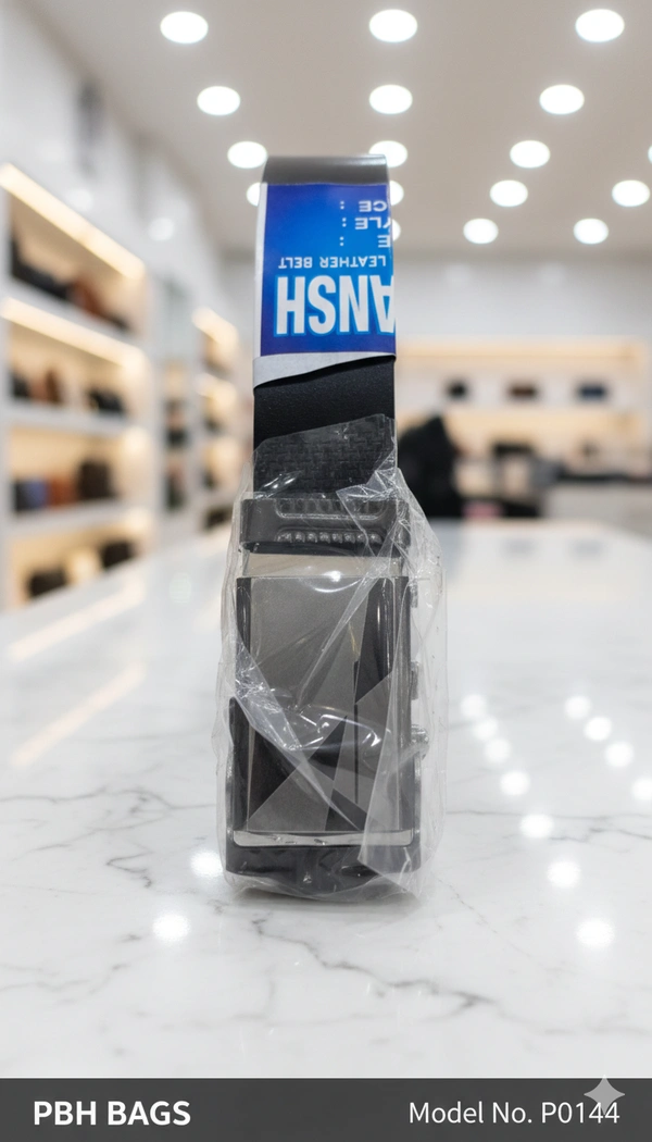 PBH BAGS | Designer Leather Auto-Lock Belt (Model No. P0144) - Diesel