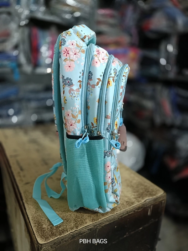 PBH P090 PRINT 20*15*8 ANTI THEFT POCKET LAPTOP POCKET RAIN COVER BACKPACK - 20*15*8, Melrose