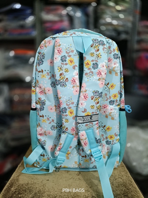 PBH P090 PRINT 20*15*8 ANTI THEFT POCKET LAPTOP POCKET RAIN COVER BACKPACK - 20*15*8, Melrose