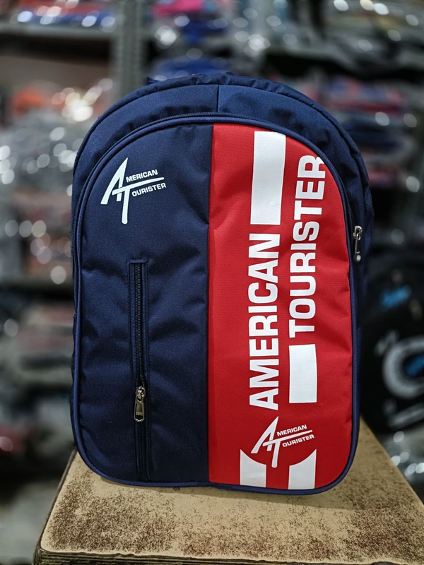 American Tourister PBH P034 - 1 20*15*8 Large durable American Backpack - 20*15*8, Navy Blue