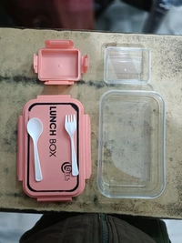 PBH 10-8-4 inches 1 LITERS  TIFFIN BOX - 10-8-4 INCHES, Pink