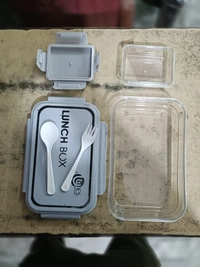 PBH 10-8-4 inches 1 LITERS  TIFFIN BOX - 10-8-4 INCHES, Silver