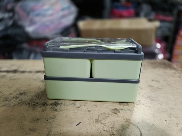 PBH 10-8-4 inches 1 LITERS  TIFFIN BOX - 10-5-8INCHES, Granny Smith Apple
