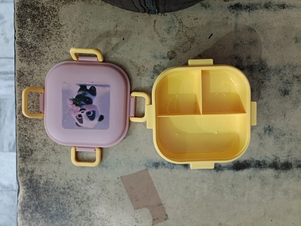 PBH 8-8-5 inches 1 LITERS  TIFFIN BOX - 8-8-5 INCHES, Sea Pink