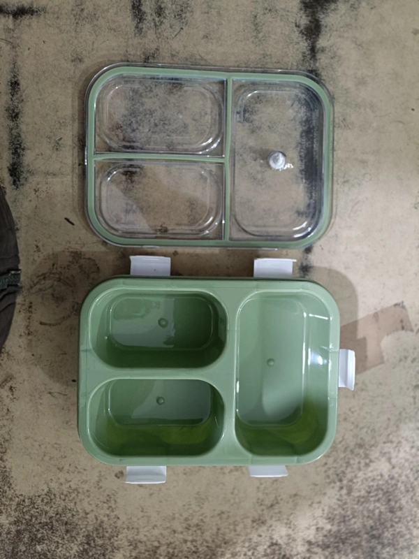 PBH RT001 10-8-4 inches 1 LITERS  TIFFIN BOX - 10-8-4 INCHES, Pine Green