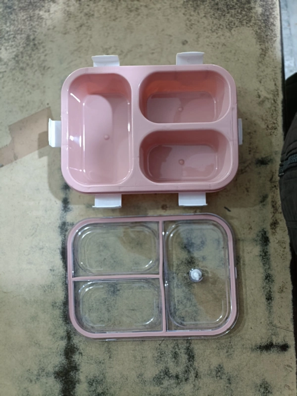PBH RT001 10-8-4 inches 1 LITERS  TIFFIN BOX - 10-8-4 INCHES, Cameo