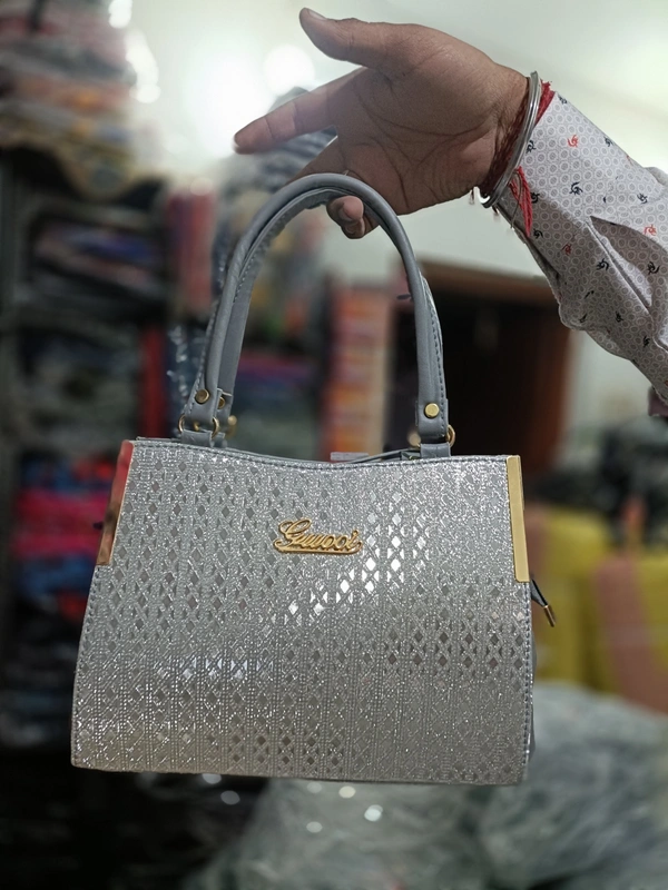 PBH P0113 12*12*6 LADIES PURSE  - 12*12*6, Silver