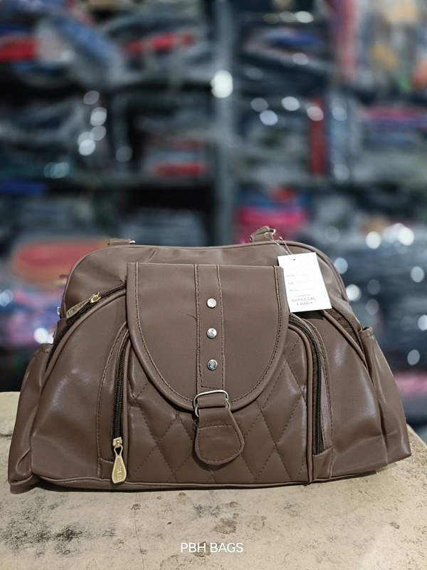 PBH P0122 12*10*6 LADIES PURSE - 12*10*6, Brown