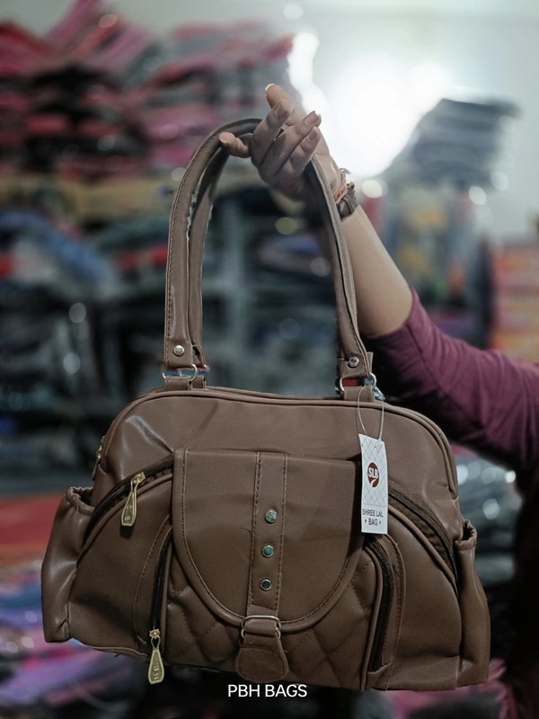 PBH P0122 12*10*6 LADIES PURSE - 12*10*6, Brown