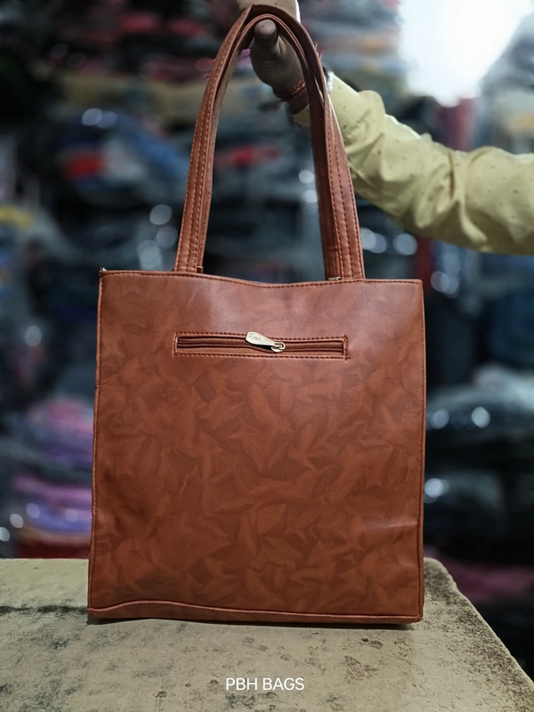 PBH P0125 12*12*6 LADIES SHOPPING BAGS - 12*12*6, Medium Carmine