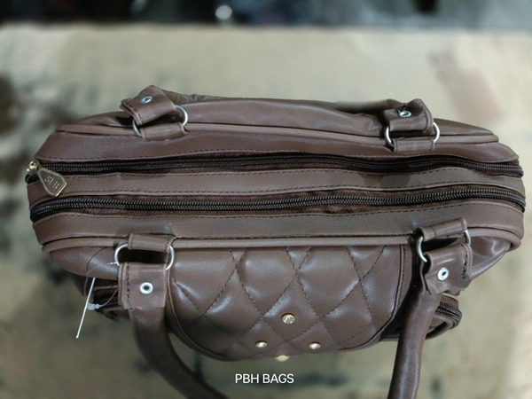 PBH P0129 12*12*6 LADIES PURSE - 12*12*6, Crater Brown