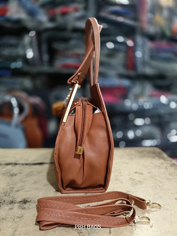 PBH P0135 12*10*6 LADIES PURSE - 12*10*6, Raw Sienna