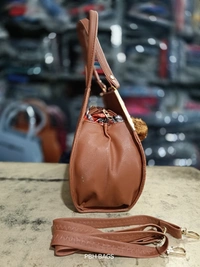 PBH P0135 12*10*6 LADIES PURSE - 12*10*6, Raw Sienna
