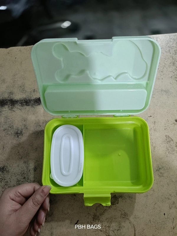 PBH RT002 10-8-4 inches 1 LITERS TIFFIN BOX - 10-8-4 INCHES, Screamin' Green