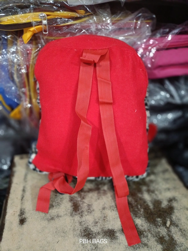 PBH P156 12*10*4 TEDDY BACKPACKS - 12*10*4, Alizarin Crimson
