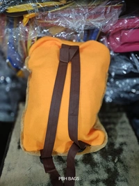 PBH P158 14*12*4 TEDDY BACKPACKS - 12*10*6, Web Orange