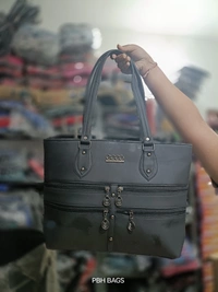PBH P0151 12*10*6 LADIES PURSE - 12*10*6, Black