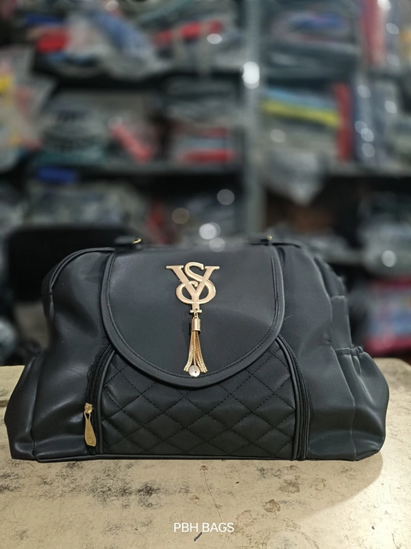 PBH P0152 12*10*6 LADIES PURSE - 12*10*6, Black