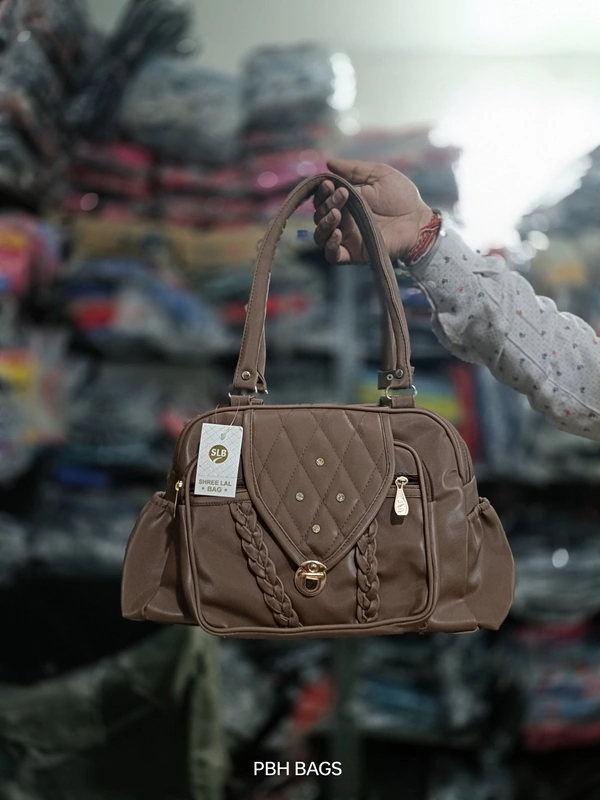 PBH P0129 12*12*6 LADIES PURSE - 12*12*6, Tan