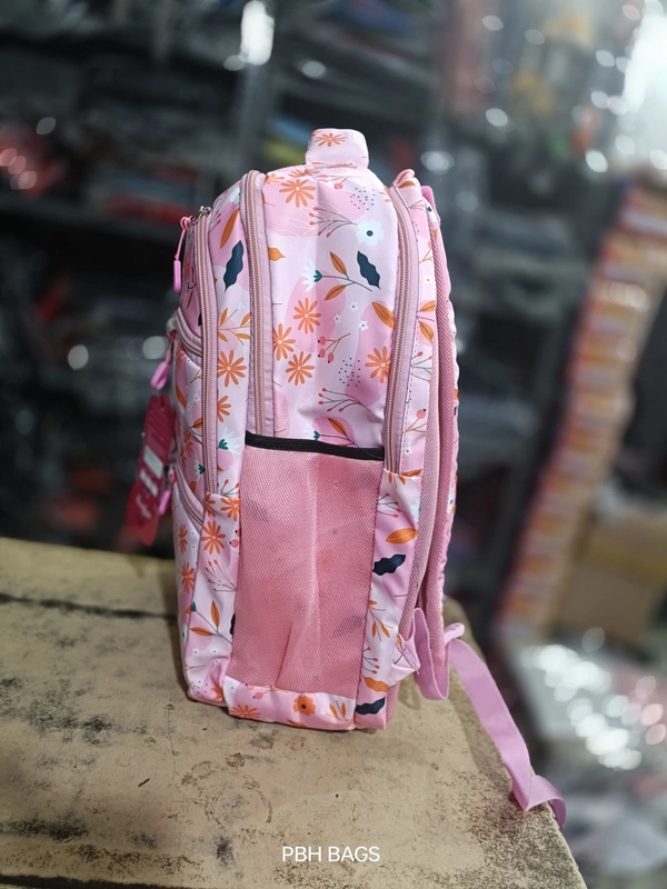 PBH P0163 18*14*6 Print Raincover Backpack - 18*14*6, Orchid