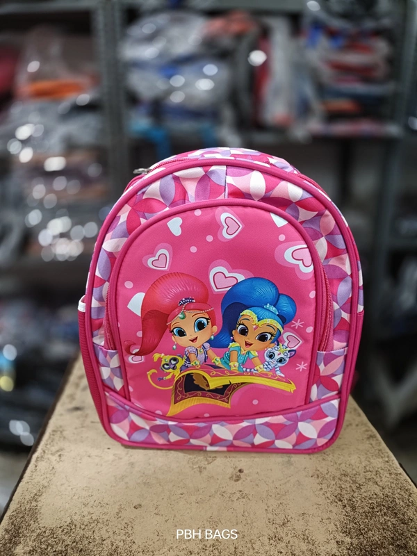 PBH P162 14*12*6 Small Picture Backpack - 12*10*6, Fuchsia Pink
