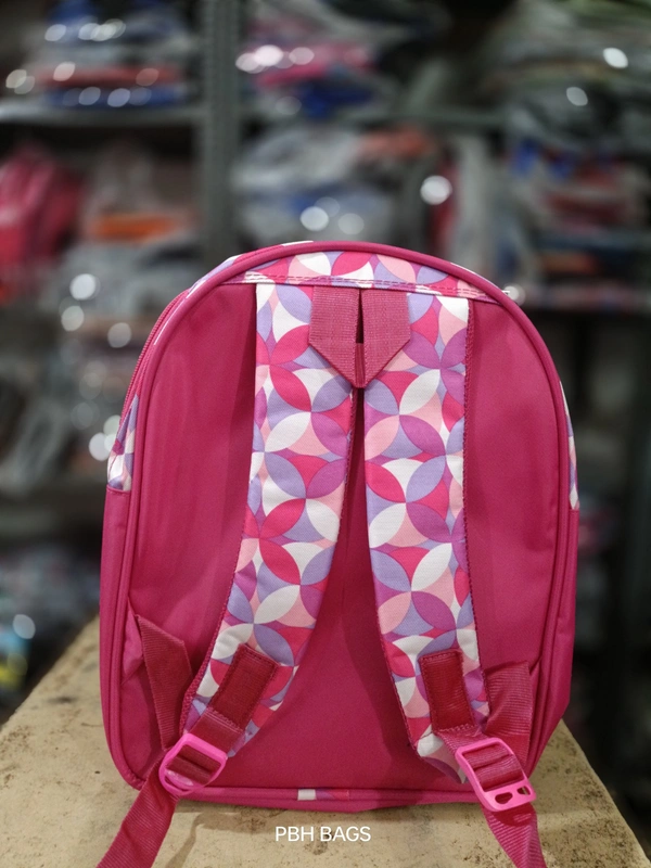 PBH P162 14*12*6 Small Picture Backpack - 12*10*6, Fuchsia Pink
