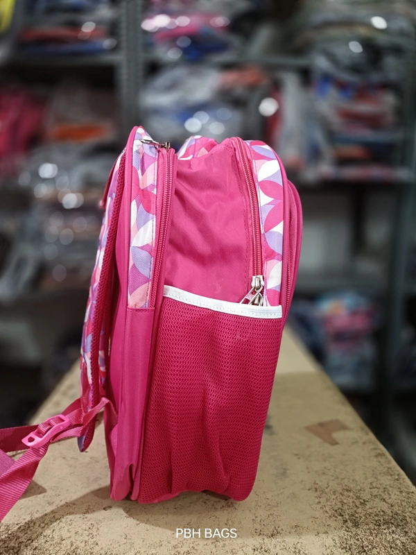 PBH P162 14*12*6 Small Picture Backpack - 12*10*6, Fuchsia Pink