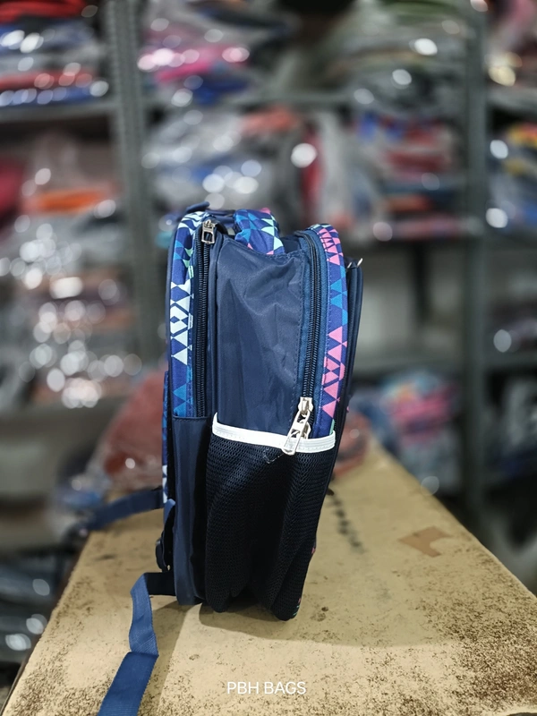PBH P162 14*12*6 Small Picture Backpack - 12*10*6, NAVY