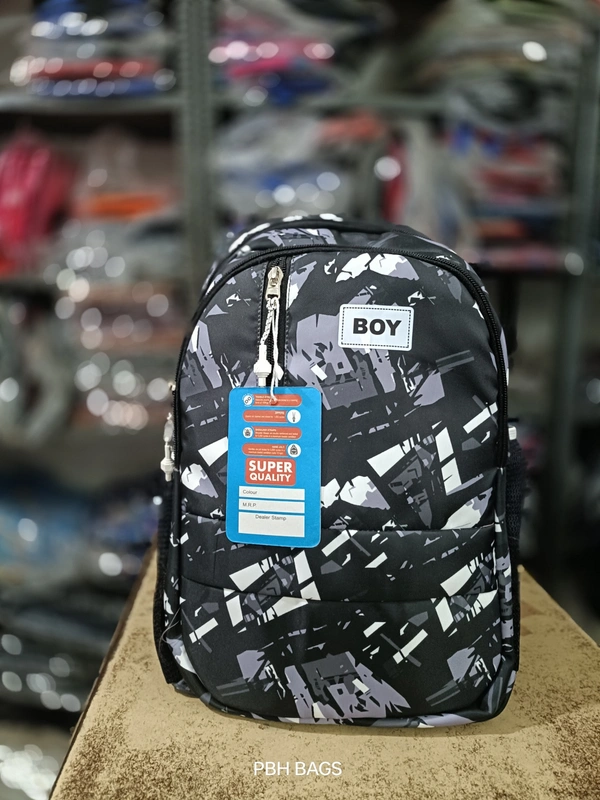 PBH P0164 14*12*6 SOFT LOWER PADDED SMALL BACKPACK - 14*12*6, BLACK