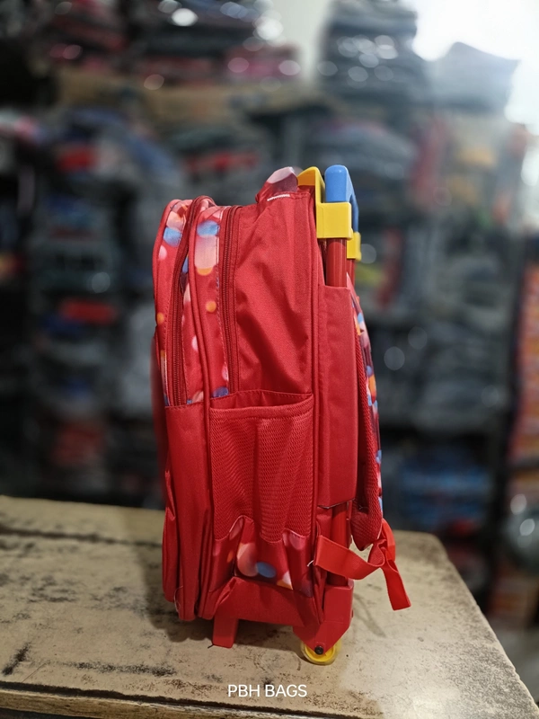 PBH P0167 WITH STAND PICTURE BACKPACK - 18*14*6, Alizarin Crimson