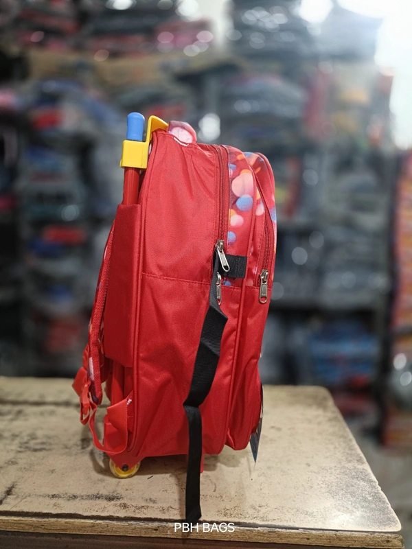 PBH P0167 WITH STAND PICTURE BACKPACK - 18*14*6, Alizarin Crimson