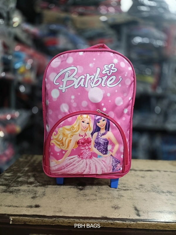 PBH P0168 WITH STAND PICTURE BACKPACK - 18*14*6, Fuchsia Pink