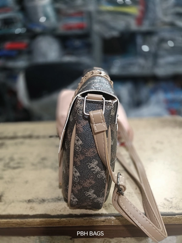 PBH P0175 8*8*4 LADIES SLING BAGS - 8*8*4, Congo Brown